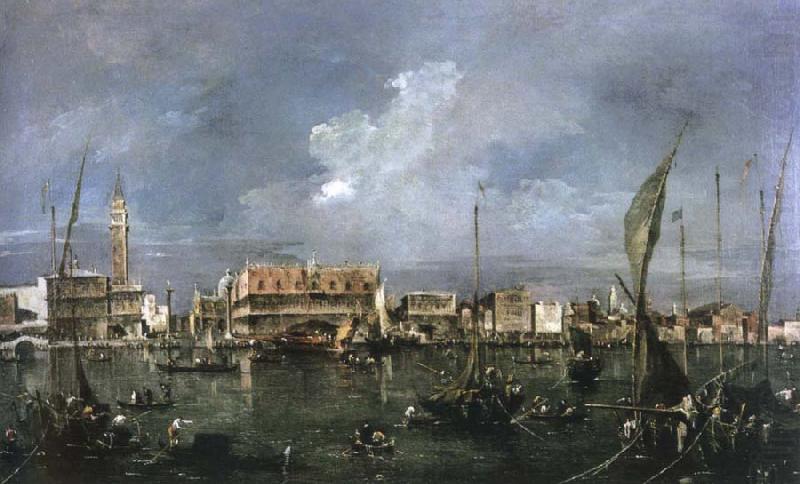 venice acrooss the basin of san marco, Francesco Guardi